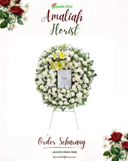 Krans Bunga Duka Balai Batu Sadara